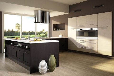 cuisine en bois moderne